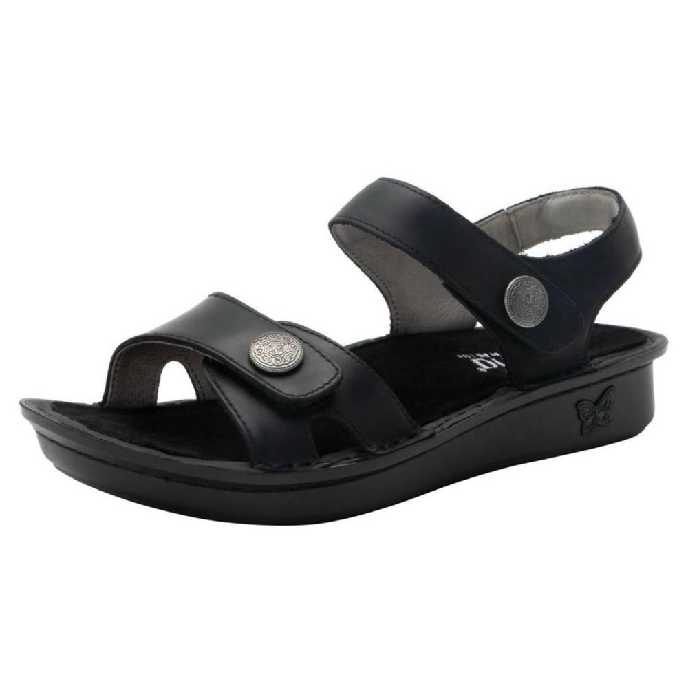 NEW Alegria Vienna Oiled Black Sandals Women’s EU 40 US 9.5-10 Comfort